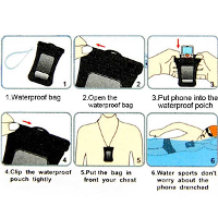Universal Waterproof Underwater Pouch Case Cover For iPhone