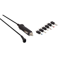 Universele 12V autoadapter met sigarettenaanstekerplug en 6...