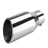 Universele 4 inch inlaat 6 inch uitlaat uitlaatpijp 12 inch lengte tailpipe anti corrosief hittebestendig schuin gesnede
