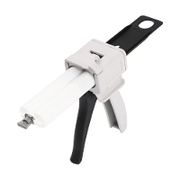 Universele 50ml AB Lijmpistool 1:1/2:1 Verhouding Plastic Duurzame Epoxy Dispenser Grijs en Zwart voor Nauwkeurige Hecht