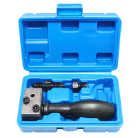 Universele remleiding flare toolkit staal 3/16 inch dubbelzijdige flare tool 45 graden auto remleiding reparatie precisi