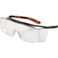 Univet 5X7 5X7 01 00 Overzetbril Met anti condens coating, Incl. UV bescherming Zwart, Oranje EN 166 DIN 166