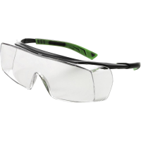 Univet 5X7 5X7 03 11 Overzetbril Met anti condens coating, Incl. UV bescherming Grijs, Donkergroen EN 166 DIN 166
