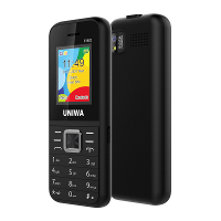 UNIWA E1802 Mini 2G GSM 1.77 Inch Dual SIM Kaart Dual Standby 1800mAh FM Grote Knoppen Luide Volume Mobiele Telefoon