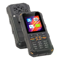 UNIWA F20 4G LTE Robuuste Walkie Talkie 2.4 Inch Touchscreen Handheld Telefoon IP68 Waterdicht 3500mAh Batterij GPS GLON