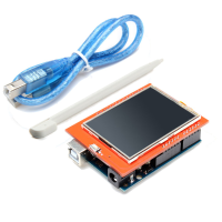 Uno R3 Atmega328p Board + 2.4 Inch Tft Lcd Touch Screen Module For Arduino