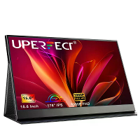 UPERFECT Usetup T15 15,6 inch Draagbaar Scherm FHD 1080P IPS Scherm Gaming Display met HDR VESA Bevestiging USB C Mini H