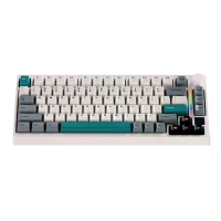 Upgrade GAMAKAY TK75 SOCD mechanische keyboard met 0,85 inch LCD scherm Tri modus ARGB LEDs pakkingstructuur 8000mAh bat