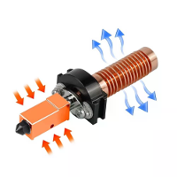 Upgrade Hotend voor Flashforge Adventurer 5M / 5M Pro Printkop 280℃ Keramische Verwarmblokkit AD5M Harde Stalen Nozzle H
