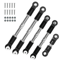 Upgrade RVS Tie Rod Set Reserveonderdelen voor 1/7 Infraction Limitless Felony 1/8 Typhon RC Auto Model Accessoires