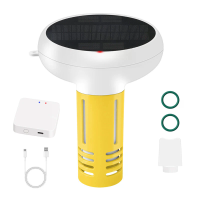 Upgrade Solar Powered Tuya ZigBee WiFi Pool Water Quality Tester 7 in 1 Floating Detector PH ORP TDS Salinity Temperatur
