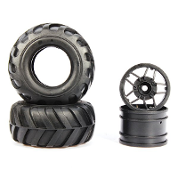 Upgrade Tyre With Hub 2pcs For Hbx 1/24 Mini Off Road