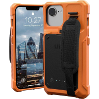 Urban Armor Gear Case Apple iPhone 17e, iPhone 16e, iPhone 14, iPhone 13 Zwart, Oranje