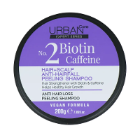 Urban Care No.2 Biotin Caffeine Hair + Scalp Anti Hairfall Peeling Shampoo