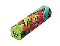 Trust 2600 Mah Powerbank 1 Usb Poort(en) Urban Revolt Powerstick Graffiti Arrows