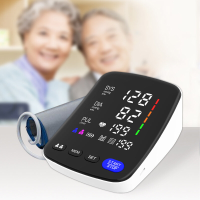Gebogen Scherm Bovenarm Elektronische Bloeddrukmeter Thuisgebruik Automatische Bloeddrukmeting FDA goedgekeurd