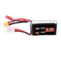 URUAV 11.1V 550mAh 70C 3S Lipo Batterij JST/XT30 Stekker voor Eachine Lizard95 FPV Racer Drone