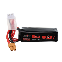 URUAV 11.4V 620mAh 50C / 100C 3S HV 4.35V Lipo batterij XT30 Plug voor 4 assige UAV RC Quadcopter