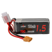 URUAV 14.8V 1500mAh 70C 4S LiPo batterij XT60 stekker voor RC Drone