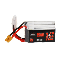 URUAV 22.2V 550mAh 95C 6S Lipo batterij XT30 Plug voor FPV Racing Drone
