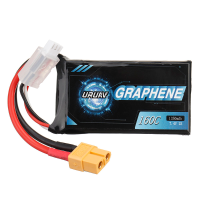 URUAV GRAPHENE V2.0 7.4V 1350mAh 160C 2S Lipo batterij XT60 stekker voor FPV Racing Drone