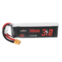 URUAV Power 11.1V 3000mAh 75C 3S LiPo batterij XT60 stekker voor RC Drone