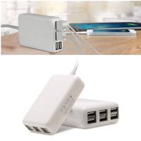 Us Plug 6 Usb Ports 5v 6a Wall Charger For Mobile Phone