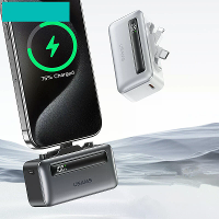 USAMS CD233 20W 4500mAh Dual Port Plug in Krachtbank Digitale Display Externe Batterij Voedingsbron met 2 Ingangen & 2 U