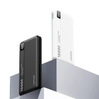 USAMS CD263 PB89 22,5W 37Wh 10000mAh Krachtbank met Slim LED display Externe batterijvoeding met 1 invoer en 2 uitgangen
