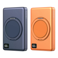 USAMS CD269 PB92 22.5W 38.5Wh 10000mAh Magnetische Draadloze powerbank met 360° roterende standaard Batterij Digitale di