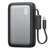 USAMS CD284 PB102 22,5W 37Wh 10000mAh Semi voorraad Kracht Bank met Digitaal Display Externe Batterij Voeding met 2 Inga