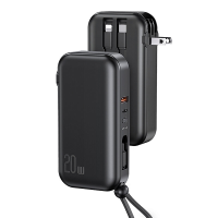 USAMS US CD172 PB63 22,5W 37Wh 10000mAh Power Bank Externe batterijvoeding met 2 ingangen & 5 uitgangen Ondersteuning PD