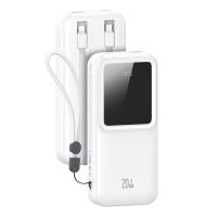 USAMS US CD212 PD20W 20000mAh Power Bank Externe Batterij Voeding met 1 Ingang & 4 Uitgangen Ondersteunt PD QC FCP AFC S