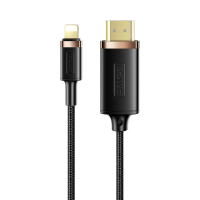 USAMS US SJ509 U70 1080P ik p naar HDMI HD Audio Video Kabel Nylon Core Lijn 2M Lange voor ik phone14 voor ik phone14 Pr