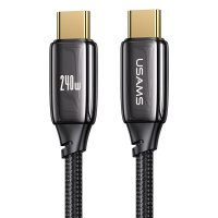 USAMS US SJ580 240W Type C naar Type C kabel PD3.1 Power Delivery Snel opladen Gegevensoverdracht Vertinde koperen kernl