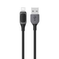 USAMS US SJ595 2.4A USB A naar ik p kabel Snel opladen Gegevensoverdracht Vertind koper Kernlijn 1M Lang voor ik phone 1