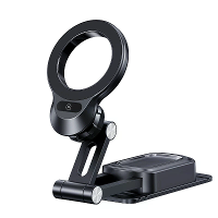 USAMS US ZJ076 Magnetische Autotelefoonhouder 360° Rotating Center Console Mount Stand voor iPhone 16 15 Pro 14 13 12 Pr