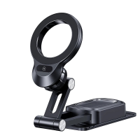 USAMS US ZJ076 Opvouwbare Magnetische Auto Telefoonhouder Universele Middenconsole Houder Stand voor iPhone 15 Pro Max v