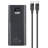 USAMS USAMS AT 65W 111Wh 30000mAh Powerbank Externe batterijvoeding met dubbele USB A+USB C ondersteuning PD3.0 QC3.0 SC