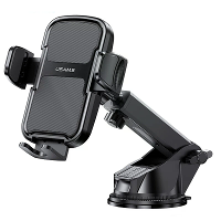 USAMS ZJ086 Auto Telefoonhouder 360° Rotatie Sterke Zuignap Bevestiging Universeel Verstelbaar voor Alle Smartphones 4.5