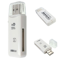 Usb 2.0 High Speed Xd Memory Card Reader Adapter White For Olympus Fuji Xd Pictu