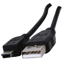 USB 2.0 Naar mini USB B kabel 1,8m
