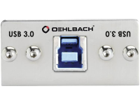 USB 3.0 Multimedia inzet Met Y kabel Oehlbach PRO IN MMT C USB.3 B/A