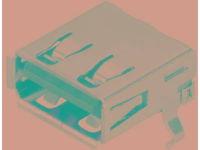 USB connector Bus, inbouw horizontaal USB2.0A T1H 2.5N4 TY BK WeidmÃ¼ller 200 stuks