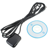 Usb Gps Receiver For Car Laptop Pc Netbook Navigation Gps Mouse Antenna Channels