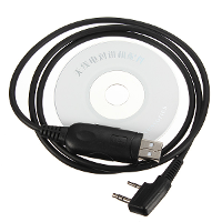 Usb Programming Cable+ Cd Software For Radio Talkie Baofeng