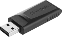 Verbatim Slider USB stick 128 GB Zwart 49328 USB A 2.0