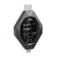 USB Tester Type C PD Tester USAMS 2 in 1 Digitale Digitale Voltmeter Amper 3.6 32V 0 5.1A Spanningstroommeter Power Bank