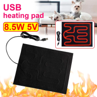 USB Verwarmingsmat Vouwbare Verwarmingsplaat Auto Zitplaatsverwarming Kussen Verwarmer Waterdicht Huisdier Reptiel Dier