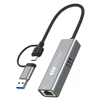 USB3.1 5000Mbps USB/Type C naar RJ45 Netwerkinterface Converteerder Gigabit Ethernet Adapter RTL8157 voor USB 3.1 Gen 1